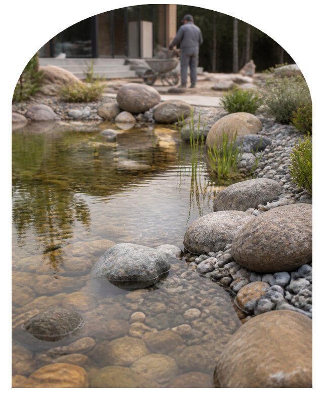 Декоративный водоем в Светлограде по цене от 45711 р. | Метпроект-Свт